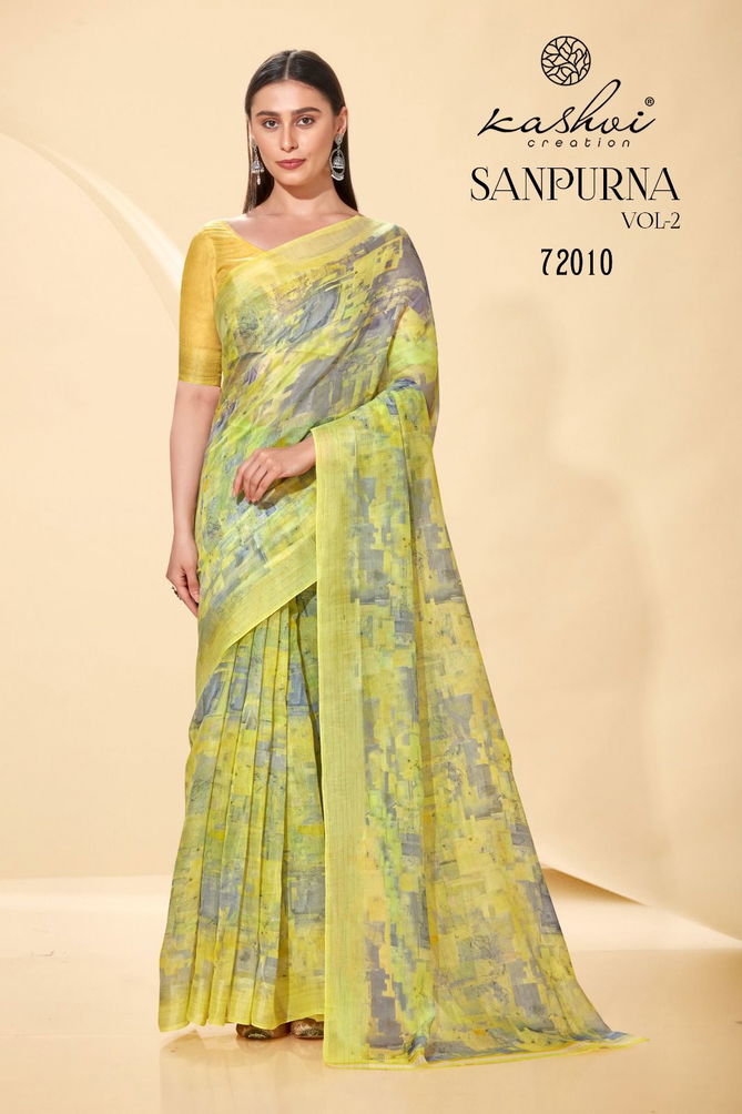 Sanpurna Vol 2 By Kashvi Daily Wear Sarees Catalog